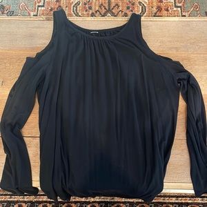 Open shoulder blouse